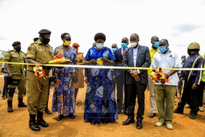 Hon. Rebecca Kadaga Commissions Ojonai Bridge and Dam in Amuria District