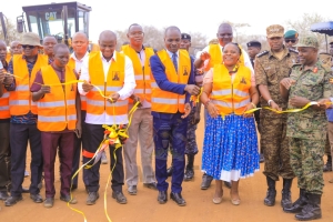 Ground Breaking for the construction of the Karamoja Security Roads